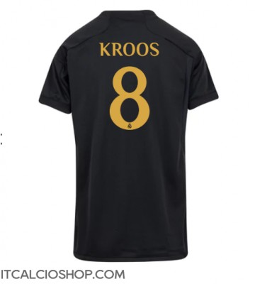 Real Madrid Toni Kroos #8 Terza Maglia Femmina 2023-24 Manica Corta